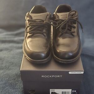 Rockport Men's Black Leather Shoes